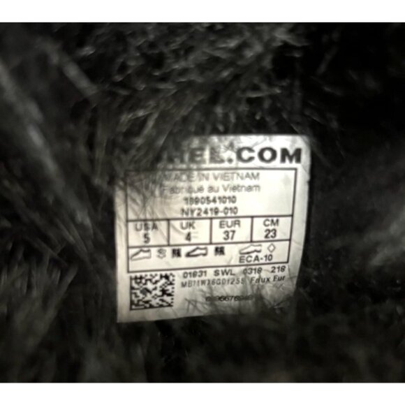 Sorel Joan of Arctic Winter Boots Womens Size 5 Black Snow Faux Fur Waterproof - Picture 5 of 13